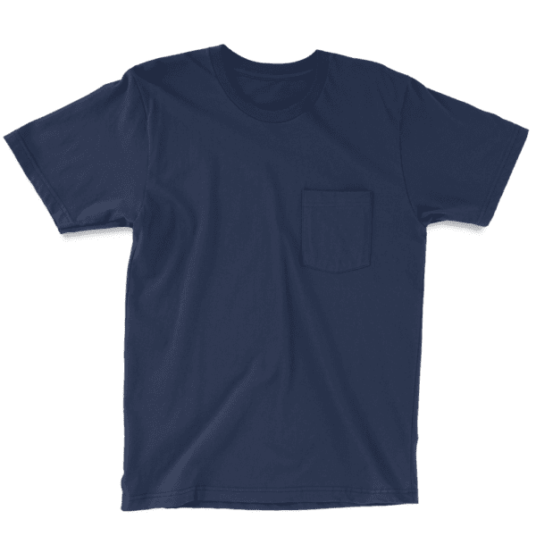 navy pocket tshirt